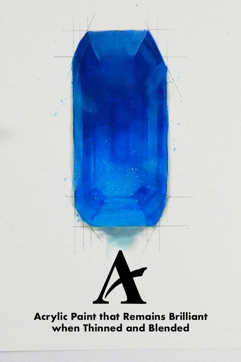GRUMBACHER Academy Acrylic Paint, 75ml/2.5 Ounce Plastic Tube, Alizarin Crimson (C001P) - Image 3